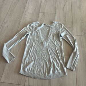 Lululemon Unity Drop Back Sweater Heathered Gray-Size m